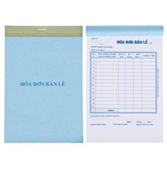 Hóa đơn bán lẻ 1 - 2 liên A5 Hóa đơn bán lẻ 1 - 2 liên A5