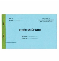 Phiếu xuất kho 3 liên Phiếu xuất kho 3 liên
